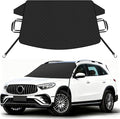 Windshield Cover for Ice and Snow, 600D Oxford Fabric Car Windshield Snow Cover, Anti-Frost Waterproof Winter Windshield Covers, Fits Most Cars SUVs Trucks Sedans