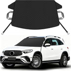 Windshield Cover for Ice and Snow, 600D Oxford Fabric Car Windshield Snow Cover, Anti-Frost Waterproof Winter Windshield Covers, Fits Most Cars SUVs Trucks Sedans