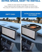 for 2026 Ford Maverick Dashboard Storage Tray - Behind Screen Organizer Box 13.2-Inch Screen Dash Tray for 2025 2026 Ford Maverick Truck Accessories