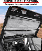 UTV Windshield Cover Compatible with Can-Am Defender 2016-2026 and Polaris Ranger XP 1000 2017-2026 (Not RZR), Waterproof Transport Protector for Ice and Snow