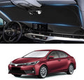 Custom Fit Corolla Windshield Sunshade for 2009-2012 2013 Toyota C-orolla Hatchback Sedan Accessories (Not for Corolla Cross) Front Window Shield Cover Sun Visor Protector Block UV Rays
