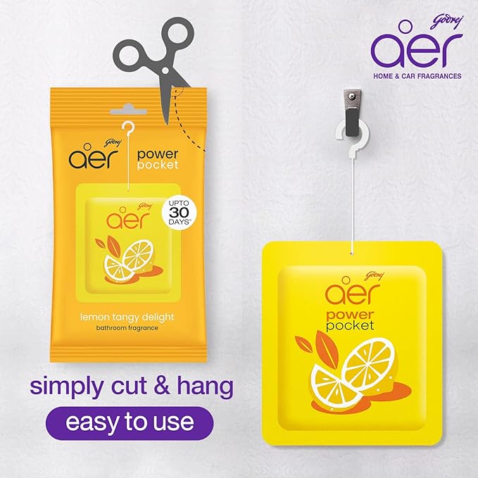 AER Power Pocket Assorted Solid Pocket Air Freshener for the Entire Home with Long Lasting Scents Pack of 5