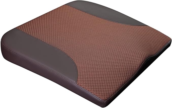 Car Seat Cushion, Car Seat Cushions for Long Driving | Comfortable Memory Foam Driver Seat Cushion, Automotive Seat Cushions, Butt Pillow for Car,Truck, Office Chair, Brown