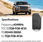 Replacement for 2020 Kia Telluride Key Fob TQ8-FOB-4F24 434MHz 4 Buttons
