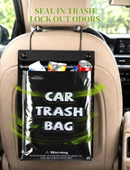 Disposable Car Garbage Bags, Hanging Car Trash Bags, 50 Count | Car Trash Bags, Hanging Design, Leakproof & Odor Resistant, Disposable Cleanup Bags, Fits Cars, Trucks & SUVs
