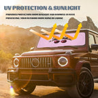 Coquette Cherry Car Windshield Sunshades Leopard Bow Pink Girly Aesthetic Front Window Sun Shade Blocks UV Rays Sun Visor Protector for Car Sedan Truck SUV Accessories 59" L x 31.5" W