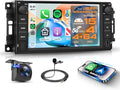 4G+64G 5G WiFi Android Car Radio Stereo for Jeep Wrangler 2007-2018 Dodge RAM Chrysler with Wireless Carplay Android Auto 1080P Cam USB/Type-C, 7" for Jeep Wrangler Radio for Dodge RAM Chrysler Radio