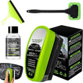 2026 Upgrade Clear Vision Windshield Cleaner, Clear Vision Glass Cleaner, Reusable Oil Film Cleaning Brush for Car Windows, Crystal-Clear View in Any Weather, Prevents Rain and Fog (1, 2.0 Green)