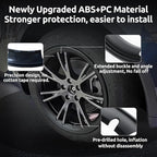 Wheel Rim Protector for Tesla Model Y Gemini 19 inch Apollo Wheels 2020-2024 Model Y Accessories All-in-one Car Tire Trim Rings Rim Case Hubcaps Wheel Cover
