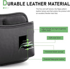 2 PCS Car Seat Side Storage Pocket, PU Leather Multifunctional Car Interior Organizer Bag for Phone Keys Sunglasses Wallet Holder, Universal for Cars Seat Door Console (Black)