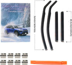 in Channel Rain Guards for Chevrolet Chevy Traverse 2018 2019 2020 2021 2022 2023, Smoke Tinted Window Wind Deflectors, Vent Window Visors Shades Shield, 4pcs