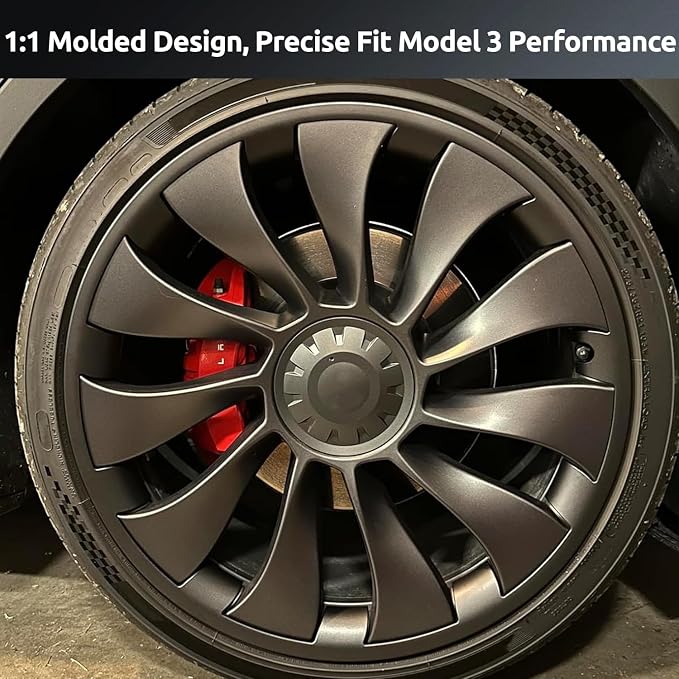 Rim Protector for Tesla 2017-2023 Model 3 Performance 20 Inch Überturbine Wheels All-in-one Car Tire Trim Rings Rim Case Hubcaps Wheel Cover Model 3 Performance Accessories