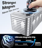 for MagSafe Car Mount [Super Magnet Power & Vent-Safe Clip] Upgraded Steel Core Magnetic Phone Holder 360° Adjustable Hands Free Vent Mount for 17 16 15 14 13 12 Pro Max
