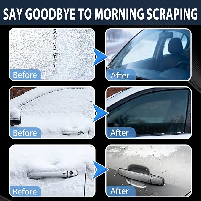 Anti-Freeze Electromagnetic Car Snow Removal Device, 2026 New Solar Car Interference Antifreeze Instrument, Easy Set up Defroster for Car Windshield, Universal Fit for All Vehicles-2pcs