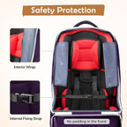 Padded Carseat Travel Bag for Airplane, Car Seat Travel Backpack with Shoulder Straps, Gate Check Car Seat Bags for Air Travel, Toddler Airplane Travel Essentials