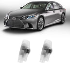 2Pcs Never Fade Car Door Lights Logo Projector Compatible with LS/ES/is/LX/RX/GS/GX/RC/UX Car Accessories, 3D Ghost Shadow Puddle Light