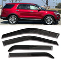 Side Window Visors rain Guards Vent Deflectors Compatible with Ford Expedition/Lincoln Navigator 1998-2017, Vent Deflector Window Rain Guard Sun Shade Visors, Car Accessries 4PCS