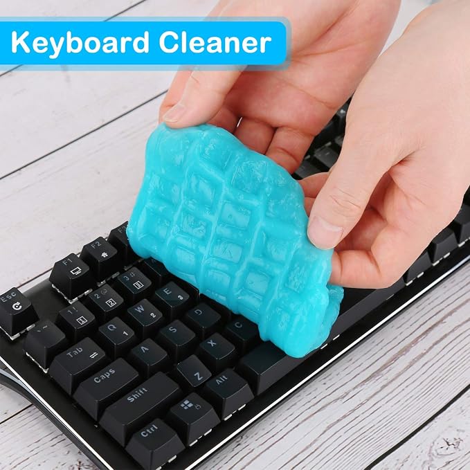Car Cleaning Gel Detailing Kit - Automotive Dust Crevice Cleaner Slime for Auto Interior Detail Removal - Putty for Keyboard Cleaning and Car Accessories