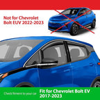 Goodyear Shatterproof in-Channel Window Deflectors for Chevrolet (Chevy) Bolt EV 2017-2023, Rain Guards, Window Visors for Cars, Vent Deflector, Car Accessories, 4 pcs - GY008512