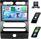 2+64G Radio for Ford Expedition 2007-2014 (Auto A/C) Android 15 Car Stereo Wireless Carplay, 9 inch Touch Screen for Expedition Android Auto Bluetooth GPS EQ