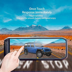 Anti-Glare 2025 2026 Jeep Wrangler Gladiator Screen Protector for 2024 2025 2026 Jeep Wrangler JL Gladiator 4xe Sport Rubicon X Sahara Willys Sport S 12.3Inch 2025 Wrangler Gladiator Accessories Tempered Glass Wrangler 12.3'' Matte