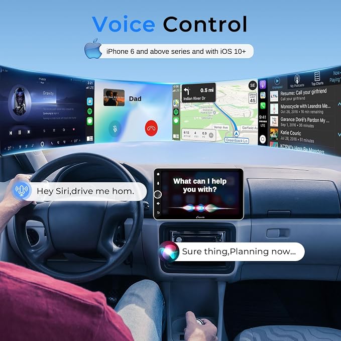 Wireless CarPlay Adapter for Apple iPhone-No Latency, Plug&Play, Stable Connection for Cars with Built-in Wired Apple CarPlay, Plug and Play CarPlay Wireless Adapter for iPhone 6~17, Fit for 800+ Cars