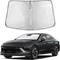 Windshield Sunshade Compatible for Hyundai Sonata 2020-2024 2025 2026, Sun Visor for Front Windshield & Window Sun Shade Cover, UV Heat Blocker & Protector, Car Accessories