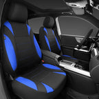 Neoprene Wetsuit Seat Covers, Waterproof Car Seat Covers Full Sets with 5mm Composite EVA, Universal Fit for Car Sedan, SUV Trucks Anti Slip with Airbag Compatible(Black Blue