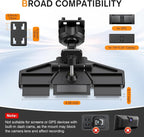 CD Slot Mount for CarPlay Screen 360° Rotation Tool-Free Installation Sturdy and Secure Compatible with in-Car Monitors CD Slot CarPlay Mount