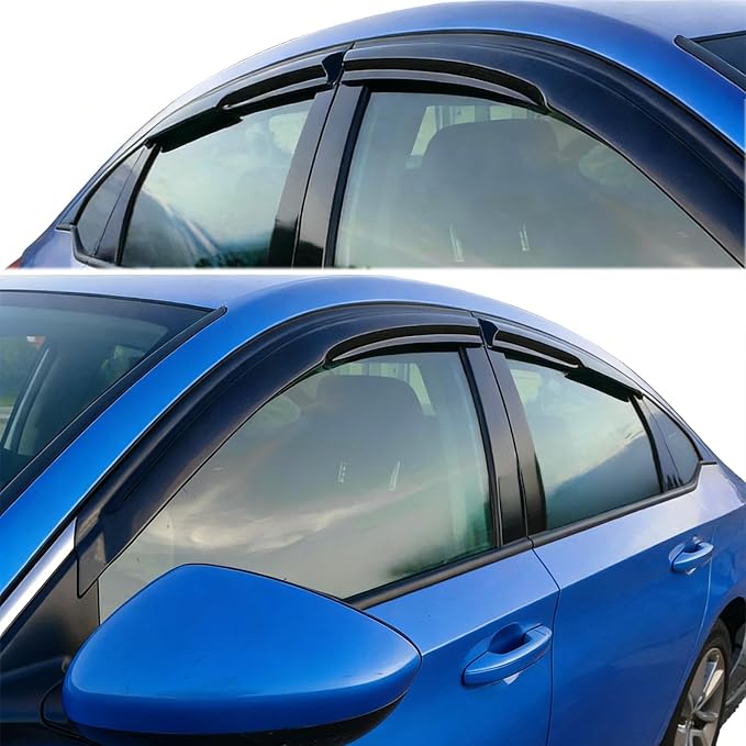 Tape On Window Visors Rain Guards Deflectors for 2019-2025 Nissan Altima,Side Vent Window Deflector Rain Guard Shade for Altima 19-25,Vent Visors Car Accessories,Truck Accessories-4pcs