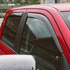 Voron Glass in-Channel Extra Durable Rain Guards for Trucks Dodge RAM 2009-2018 Crew Cab/Dodge Ram 1500 Classic 2019-2024 Crew Cab, Window Deflectors, Vent Window Visors, 4 Pieces - 220010