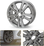 New 16x6.5" 16 Inch Premium Aluminum Alloy Wheel Rim Compatible with Hyundai Elantra 2016 2017 2018 Rim | OEM Design, Alloy Replacement Wheel, Super Duty Car Rims Replacement - OE Stock Specs