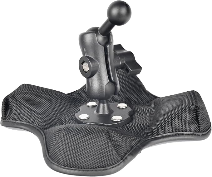 for Furrion 5″ & 7″ Camera Monitor Mount, RV Beanbag Dashboard Holder with 1" Ball Adjustable Aluminum Arm, Anti-Slip Base, No Drill Mount for Truck Trailer Backup Systems