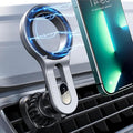 for MagSafe Car Mount, 2026 Magnetic Phone Holders for Car Air Vent Phone Mount [Ultra-Magnetic] Hands Free Cell Phone Holder Car Accessories for Men Women fit iPhone 17 16 15 14 13 Pro-Silver