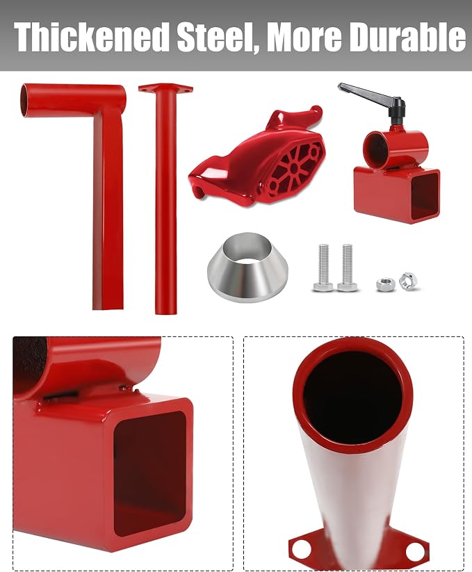 Upgrade Manual Tire Changer Duck Head Kit with Silver Cone, with Tire Changer Duck Head Fit for Most Car, Trucks, SUVs, ATV Tires (with Silver Cone)