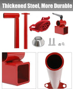 Upgrade Manual Tire Changer Duck Head Kit with Silver Cone, with Tire Changer Duck Head Fit for Most Car, Trucks, SUVs, ATV Tires (with Silver Cone)