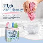 Microfiber Cleaning Cloth, 120 Pack Reusable Paper Towels Microfiber Towels for Cars Lint Free Shop Rags with for Home Kitchen Automotive, 11"x 9", White & Green & Blue & Pink