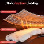 Exterior Windshield Cover for Ice and Snow, Graphene Grid Heavy-Duty Windshield Sun Shade, Car Snow Shield with Mirror Covers, Wiper Area Coverage for Cars, SUVs and Trucks, X-Large