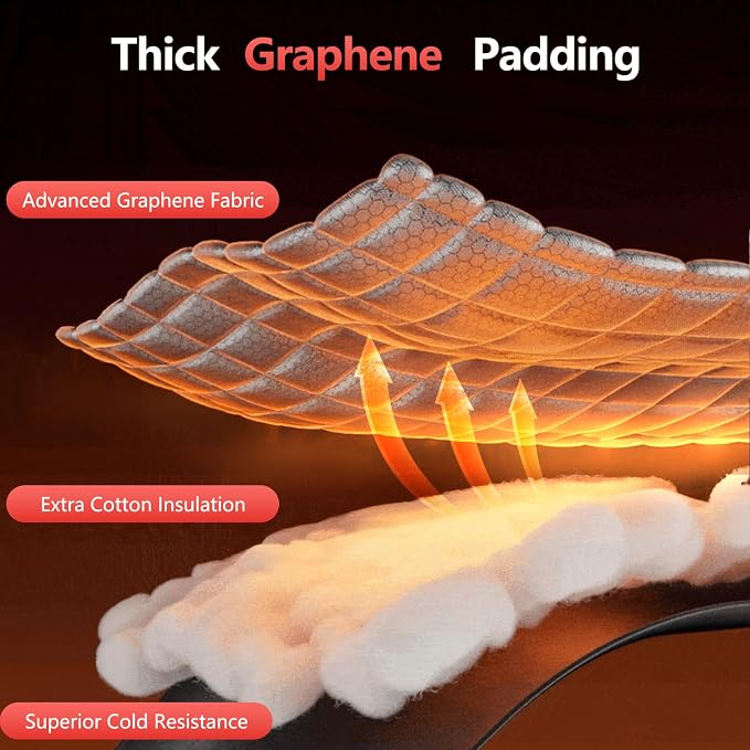 Exterior Windshield Cover for Ice and Snow, Graphene Grid Heavy-Duty Windshield Sun Shade, Car Snow Shield with Mirror Covers, Wiper Area Coverage for Cars, SUVs and Trucks, X-Large