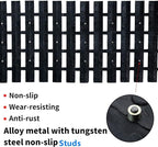 Emergency Devices 2 pcs Tire Traction Mats 47.2" (L) x 10.8" (W), Portable for Snow, Ice, Mud, and Sand to Car, Truck, Van or Fleet Vehicle off road winter accessories (2PCS* 47.2in)