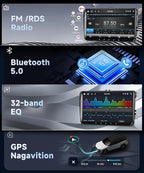 4+64G Android Car Radio Stereo with Wireless Carplay for VW Passat Tiguan Golf MK5 MK6 Jetta Skoda Seat Polo 9 Inch Capacitive Touch Screen Android Auto GPS Navigation Bluetooth FM GPS Radio