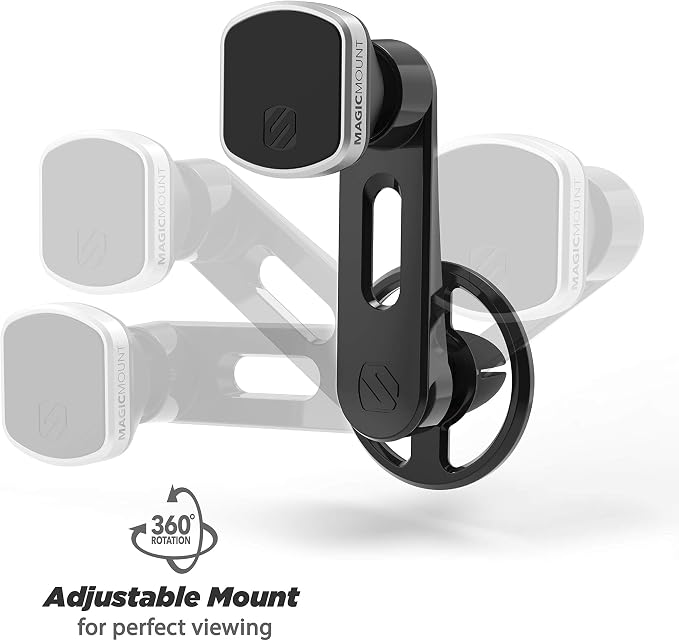 MM2VP2WDSR-XC0 MagicMount™ Pro Magnetic Car Phone Holder Bundle for Air Vent and Window or Dashboard - Strong Magnetic Mount for iPhone and Android - 360° Adjustable Secure Cell Phone Mounts