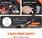 Electric Car Jack 5 Ton with Electric Impact Wrench & Inflator Pump | 12V 11023 lbs Hydraulic Floor Jack, Portable Tire Changing Kit, with LED Light, for SUV Sedan Truck, Garage Repair Tool