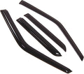 WD2-240 Dark Smoke 4 Pcs Set Window Visor (Outside Mount) Deflector Rain Guard Compatible with 1994-1997 Honda Passport