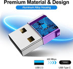 𝟒𝐏𝐚𝐜𝐤 𝐔𝐩𝐠𝐫𝐚𝐝𝐞𝐝 USB to USB C Adapter,Type-C Female to A Male Car Charger OTG Converter for Apple Watch Ultra 8 9 10,iPhone 16 15 14 13 Pro Max,Samsung S24,Nintendo Switch,AirPods,iPad,Car