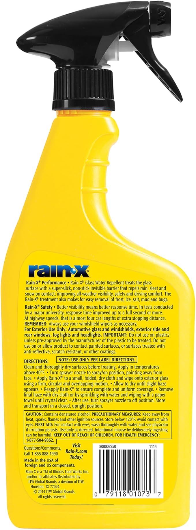 630529 Glass Treatment Trigger, 16 fl oz - Exterior Glass Treatment to Drastically Improve Wet Weather Driving Visibility During All Weather Conditions (Pack of 2)