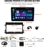 10 inch Touchscreen Car Stereo Fit for Ford Explorer 2006-2010, Android 13 Double Din Car Radio with Carplay & Android Auto in-Dash Navigation BT Mirror Link WiFi Backup Camera 2+64G