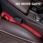 Car Seat Gap Filler Set of 2, Car Accessories Interior Organizer, Seat Gap Plug Fit Sedan SUV Truck, Black