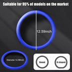 JDDRY Car Steering Wheel Cover,Silicone Steering Wheel Protector,Universal Fit Automotive Steering Wheel Cover, Steering Wheel Protective Cover(Royal Blue,1PC)