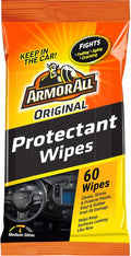 Car Protectant Wipes, Interior Car Wipes with UV Protection Against Cracking and Fading, 60 Count